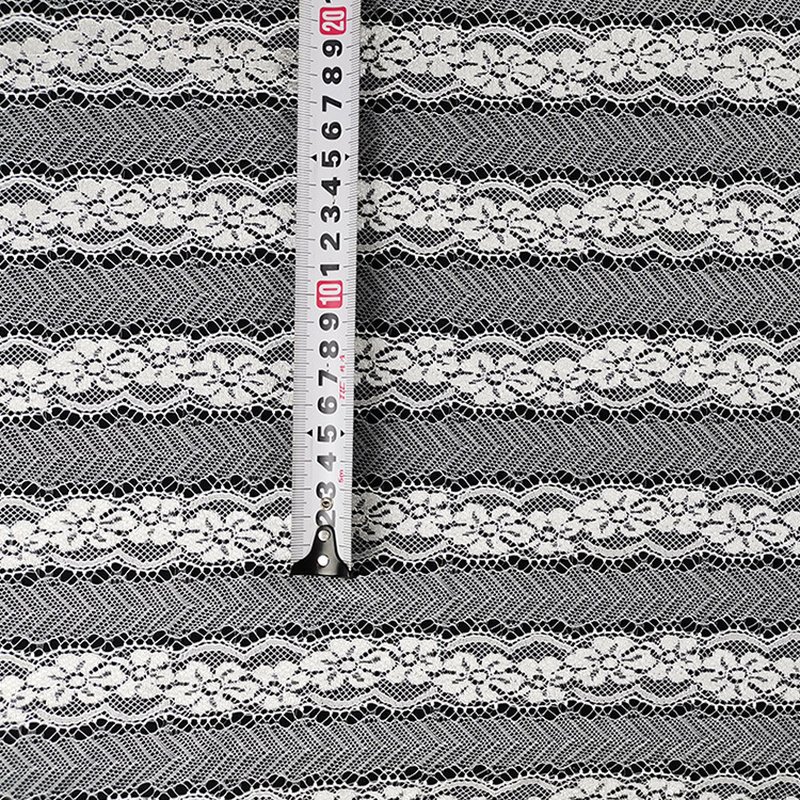 Lace Fabric Geometric Cutwork for Women's Wear Wholesale Supplier 6
